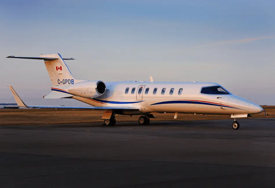 Guía y especificaciones del Learjet 45